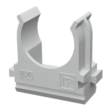 Крепеж-клипса для труб АБС-пластик d20