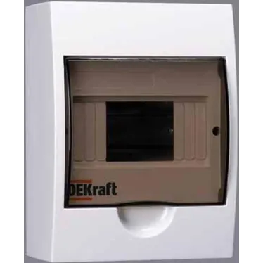 Щит распределительный навесной ЩРн-П-6 IP41 пластиковый прозрачная дверь