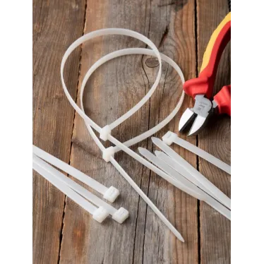 Хомут P6.6 стандартный белый 7.6x450 (100шт) FlexLock PROxima