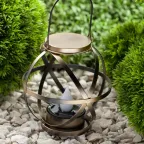 Светильник садовый Лофт подвесной с ручкой, металл, 26 см ERASFM-01