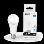 Лампа светодиодная LED 20 Вт 1750 лм 6500К А60 груша холодный E27 AC 220В Elementary Gauss