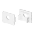 Заглушка SL-SLIM-H13M WHITE с отверстием (, Пластик)