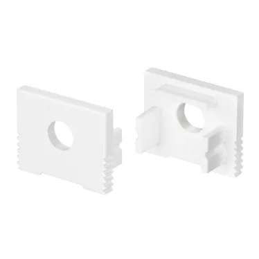 Заглушка SL-SLIM-H13M WHITE с отверстием (, Пластик)