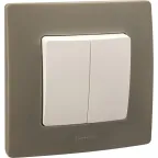 ETIKA Рамка 1 пост светлая галька