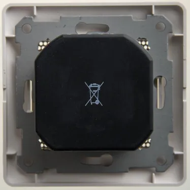 GLOSSA термостат электрон.теплого пола с датчиком,от+5до+50°C,10A, перламутровый