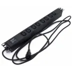 Блок розеток для 19д шкафов горизонтальный 8хIEC 320 C1310A