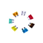 Набор автомобильных предохранителей 'стандарт' в пластиковой коробке 100шт.,