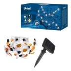 Гирлянда садовая на солнечной батарее ''Пчелки''. 20 светодиодов. USL-S-127/PT4000 BEES Теплый . 1хАА Ni-Mh аккумулятор в/к. IP44.