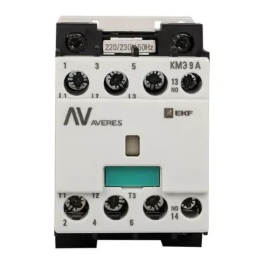 Контактор КМЭ 9А 1NO 230В АС AVERES