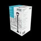 Светильник садово-парковый столб НТУ 1хE27 AC 220В Черный IP54 200х200х1000мм Алюминий max 60Вт ландшафтный Aura Gauss