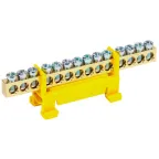 Шина PE земля на DIN-изоляторах тип Стойка ШНИ-6х9-14-С-Ж