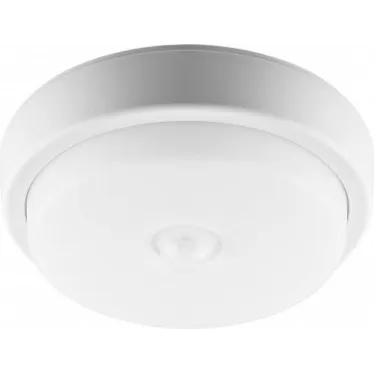 Светильник светодиодный ДБП-12w с датчиком 4500К 900Лм IP54 круглый белый