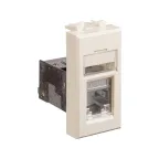 Avanti Компьютерная розетка Ванильная дымка RJ-45 модульная, кат. 5е экран, 1 мод
