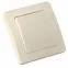 Выключатель одноклавишный скрытый слоновая кость 10А