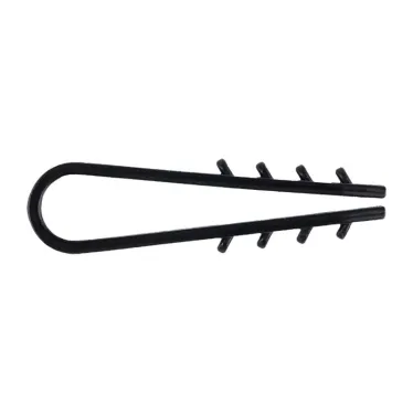 Дюбель-хомут для круглого кабеля (5-10мм) черный (50шт.) PROxima