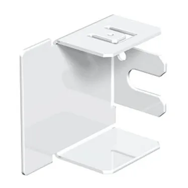 Заглушка кабельного канала LKM 40x40 мм (сталь, белый)