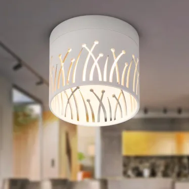 Светильник настенно-потолочный спот OL54 WH под лампу GX53 белый IP20