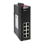 Коммутатор промышленный управляемый уровня L2 ML2-8GT, 8 портов 10/100/1000Base-T(X) RJ45, монтаж на динрейку TSX EKF