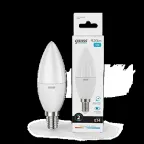 Лампа светодиодная LED 12 Вт 920 лм 4100К свеча нейтральный E14 AC 220В Elementary Gauss