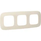 Valena ALLURE Рамка 3 поста слоновая кость универсальная