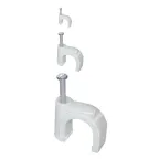 Скоба 5мм круглая пластиковая (20шт)