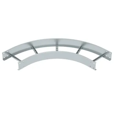 Секция угловая 90 град. лестничного лотка 110х300 мм R-500мм