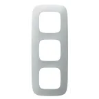 Valena ALLURE Рамка 3 поста алюминий универсальная