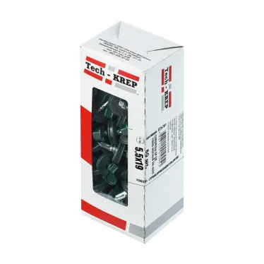 Саморез КР св. 5,5х19 RAL-6005 (тёмно-зеленый) - коробка