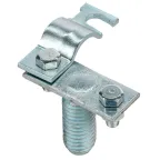 Держатель проводника круглый 8-10мм на изоляционную штангу оцинкованная сталь IEK