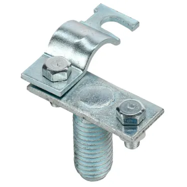 Держатель проводника круглый 8-10мм на изоляционную штангу оцинкованная сталь IEK