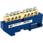 Шина нулевая на DIN-изолятор ШНИ-8х12-8-Д-С