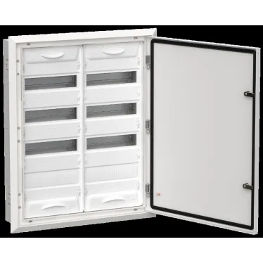 TITAN 5 Корпус металлический ЩРв-96 (2х48) 755х625х130мм IP31 белый (одна дверь)