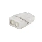 Экспресс-клемма с пастой СМК 2273-242, 2-проводная 0.5-2.5 кв мм, прозрачная, блистер 5шт, REXANT