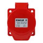 Розетка 324-32А-6h-380AC-3P+PE-IP44
