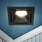 Встраиваемый светильник алюминиевый KL101 BK MR16 GU5.3 черный