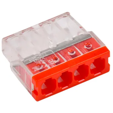 Строительно-монтажная клемма СМК 772-204 (4шт/упак)