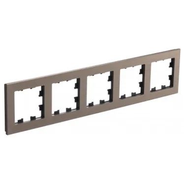 ATLASDESIGN NATURE рамка пятипостовая, МЕТАЛЛ ЛАТУНЬ