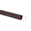 Труба гофрированная ПВХ с зондом под темное дерево d25мм (25м) Plast PROxima