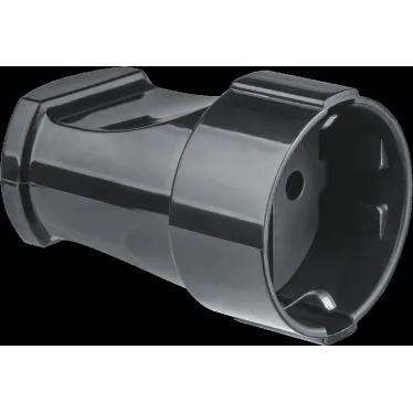 Розетка Navigator 61 715 NCA-SK01-16A-E-BL переносная с/з черная