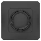 BLANCA скрытой установки светорегулятор (диммер) поворотно-нажимной 400вт, антрацит
