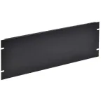 Фальш-панель 19д 4U крепление на винтах черная by ZPAS