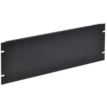 Фальш-панель 19д 4U крепление на винтах черная by ZPAS
