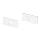 Заглушка SL-SLIM-H7 WHITE с отверстием (пластик)