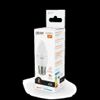 Лампа светодиодная LED 8 Вт 520 лм 3000К свеча теплый E27 AC 220В Elementary Gauss