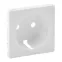 Valena LIFE Лицевая панель розетки 2К+З Белая