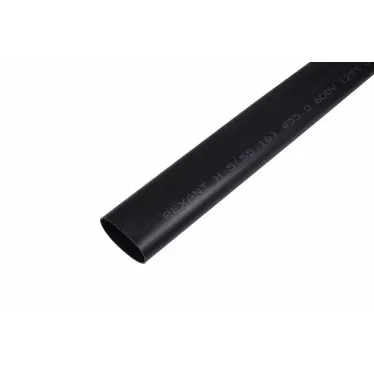 Термоусаживаемая трубка клеевая 55,0 16,0 мм, (3-4-1), черная,REXANT