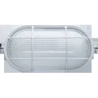                  Светильник НПП-60w термостойкий овальный с решеткой IP54 белый
               