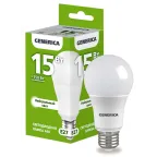 Лампа светодиодная A60 груша 15Вт 230В 4000К E27 GENERICA
