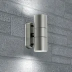 Светильник ДБУ вверх/вниз 2хGU10 без ламп IP44 серый