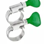 хомут червячный 20-32-0,7 мм, с ключом w (1уп - 50шт), REXANT